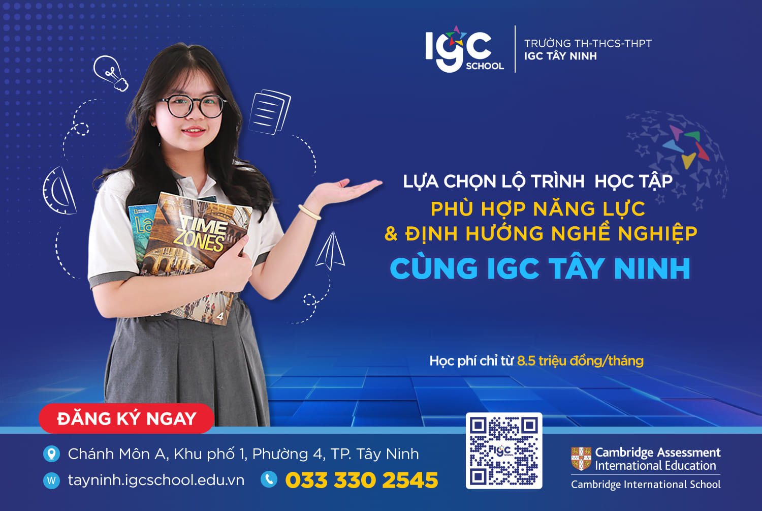 Lựa chọn lộ trình học tập phù hợp với năng lực, định hướng hướng nghề nghiệp cùng IGC Tây Ninh