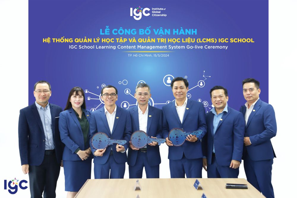 IGC Group công bố vận hành Hệ thống Quản lý học tập & Quản trị học liệu (LCMS) IGC School