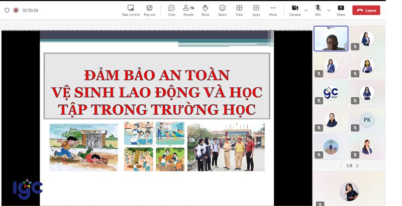 Đội ngũ IGC tham gia đào tạo “An Toàn, Vệ Sinh Lao Động”– Cam kết xây dựng môi trường chuyên nghiệp & an toàn