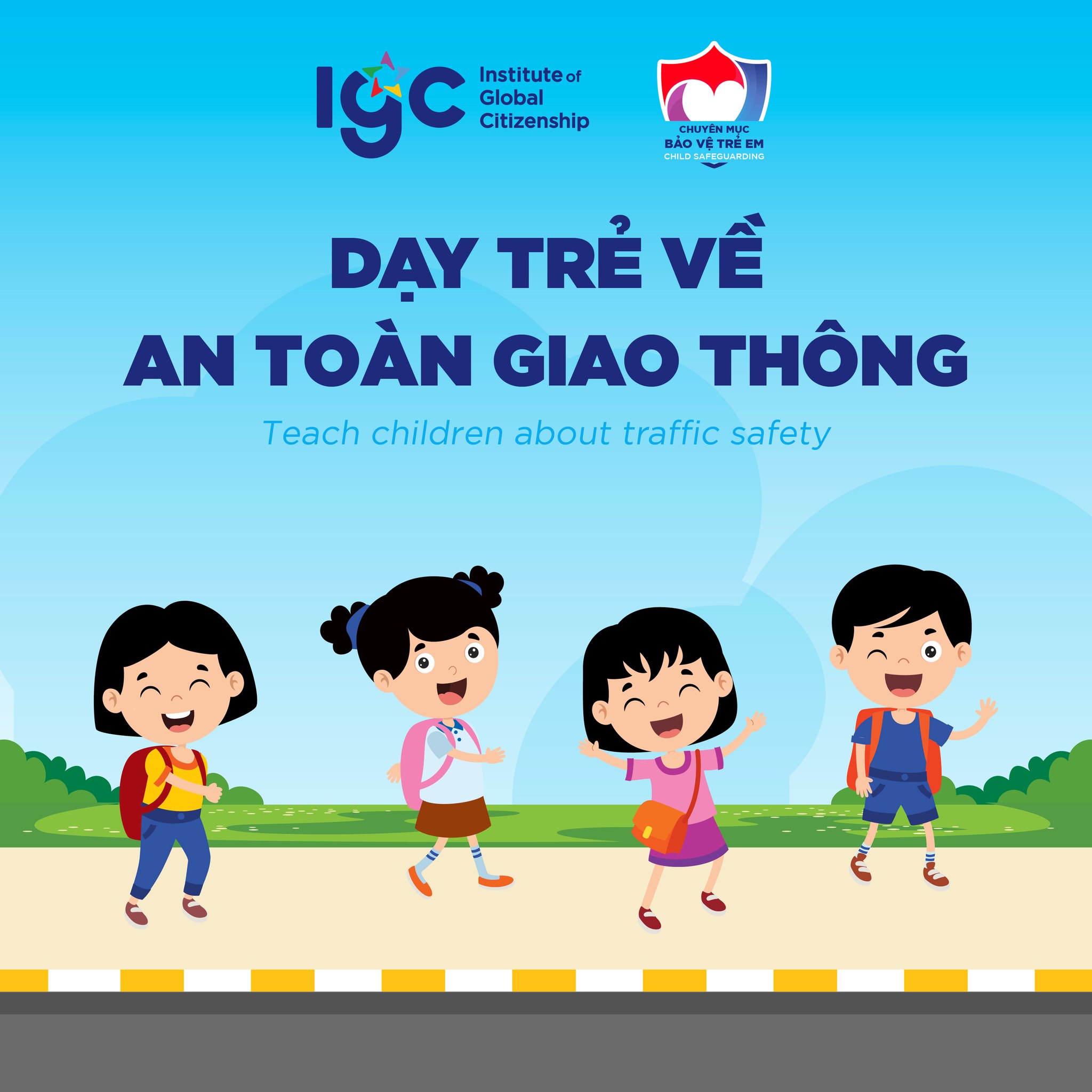 DẠY TRẺ VỀ AN TOÀN GIAO THÔNG