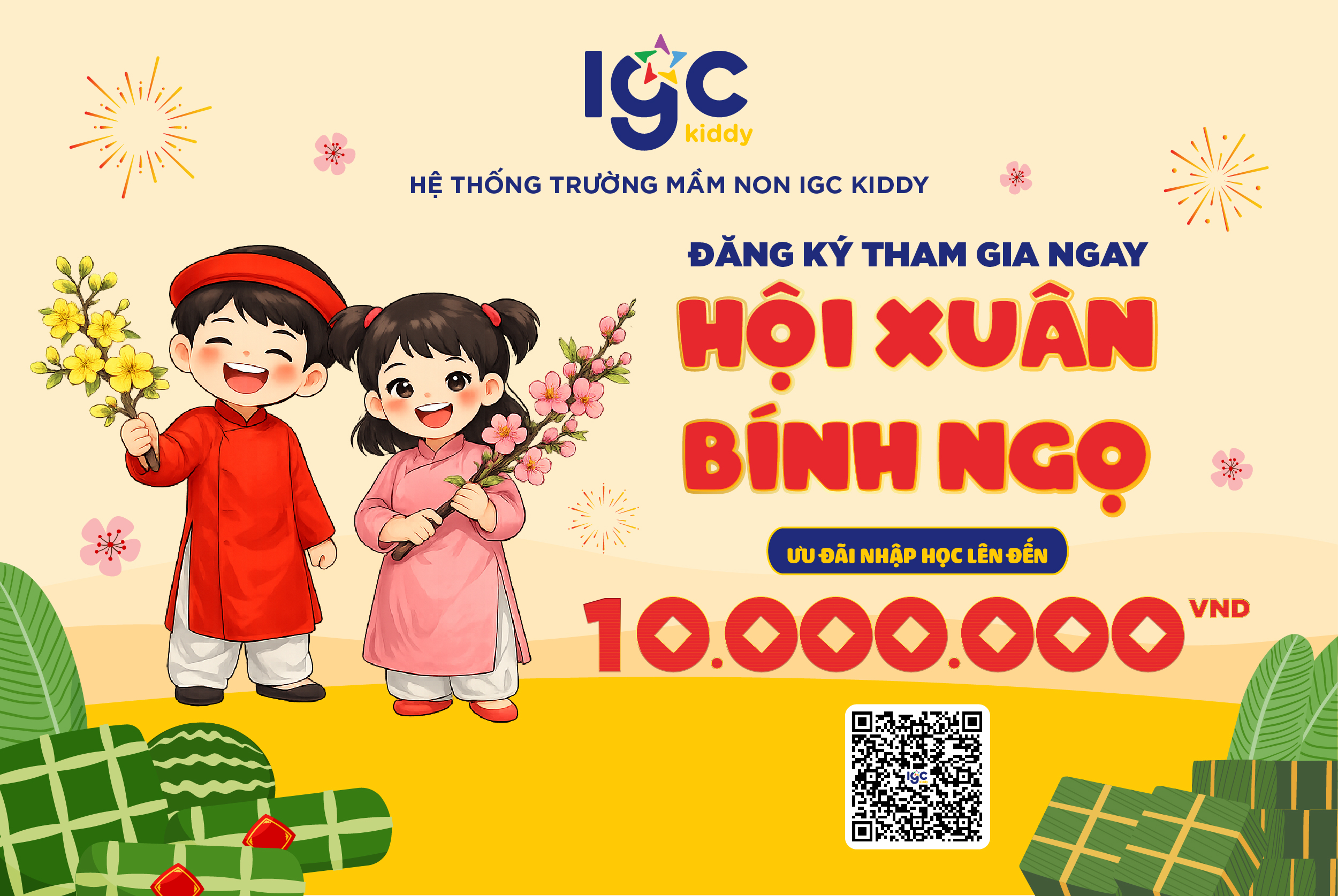 Sự kiện MIỄN PHÍ – Bé trải nghiệm trọn vẹn Tết tại IGC Kiddy