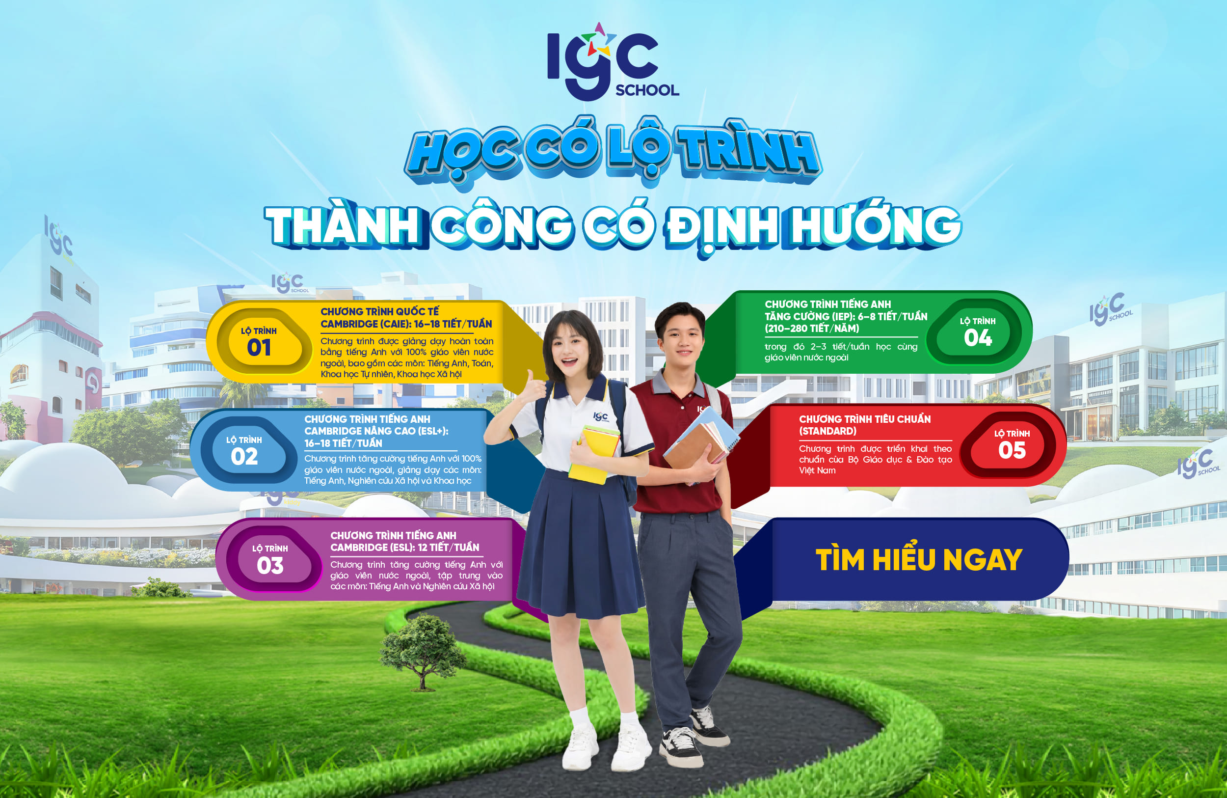 Học có lộ trình, thành công có định hướng