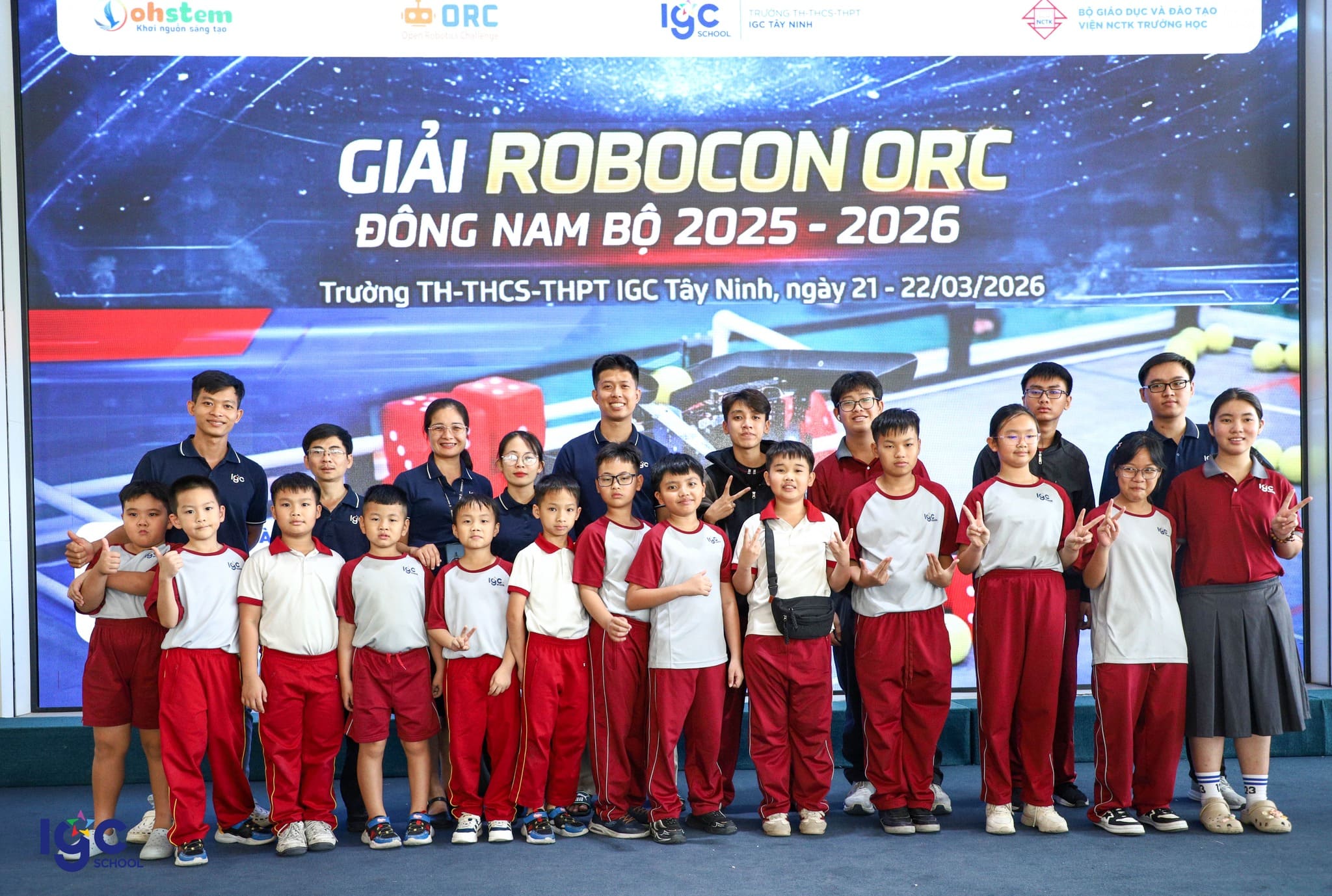 Học sinh IGC School toả sáng tại sân chơi Robocon ORC Đông Nam Bộ
