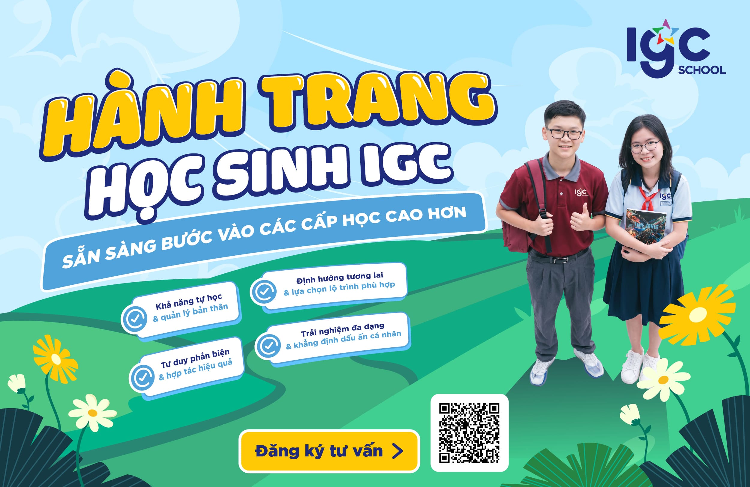 Hành trang học sinh IGC sẵn sàng bước vào các cấp học cao hơn