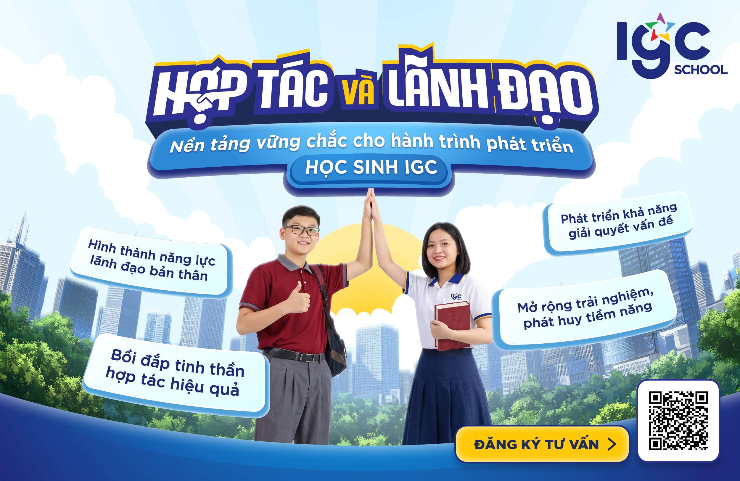 Hợp tác và lãnh đạo: Nền tảng vững chắc cho hành trình phát triển của học sinh