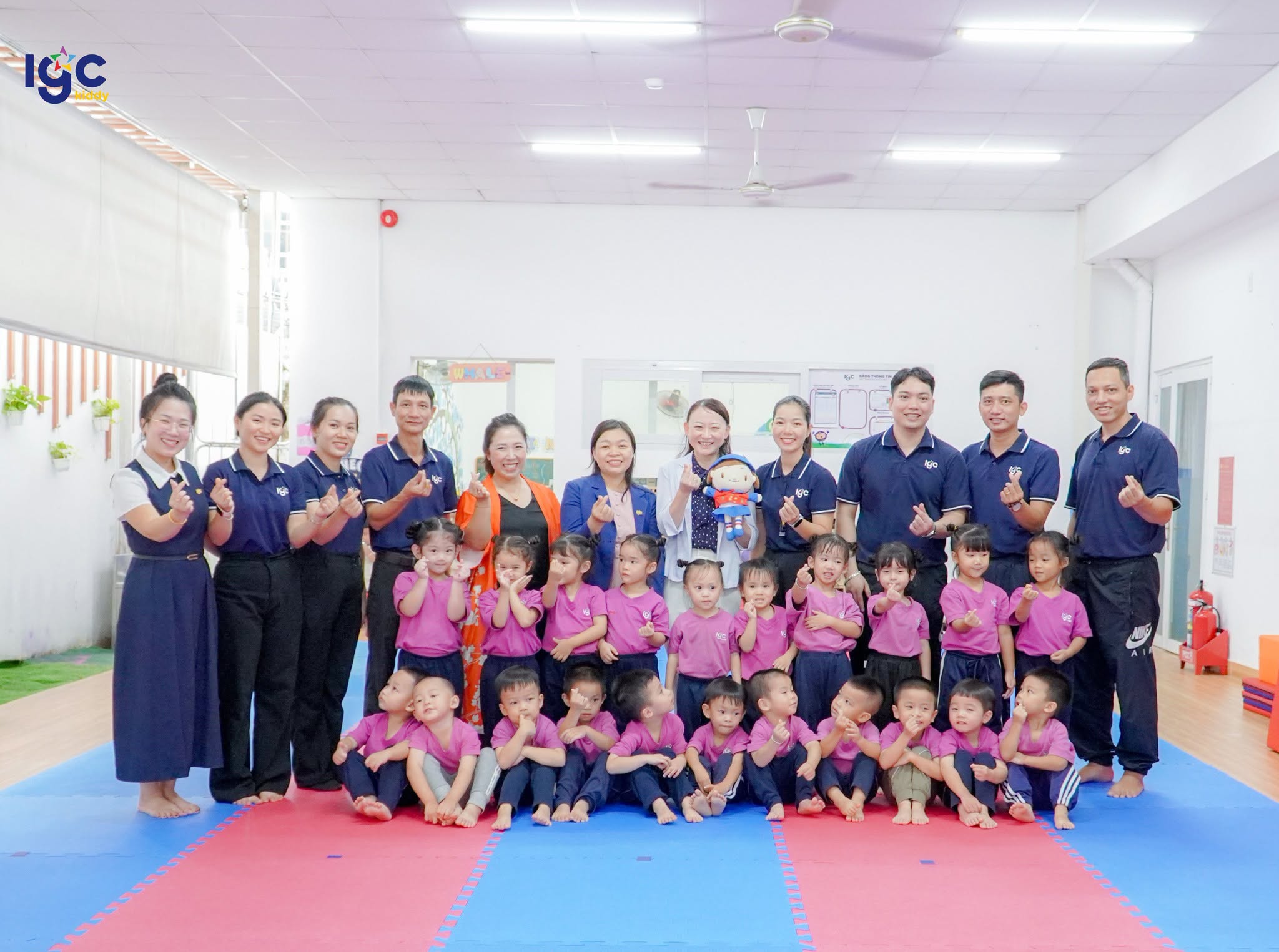 Tập đoàn Takasago tham quan, đào tạo giáo viên Giáo dục thể chất tại IGC Kiddy