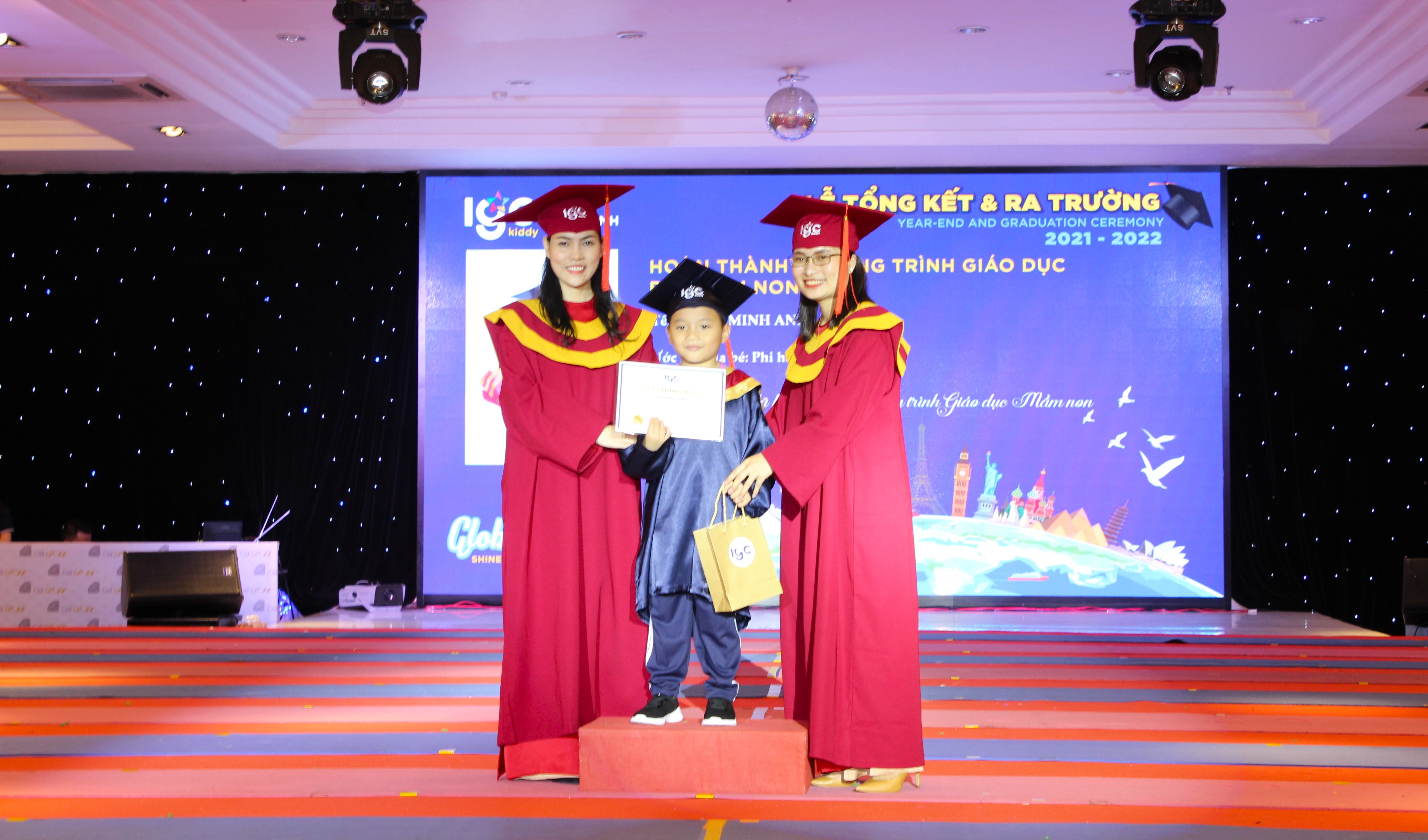 Lễ ra trường nhiều cảm xúc của học sinh mầm non IGC Kiddy tại TP.HCM