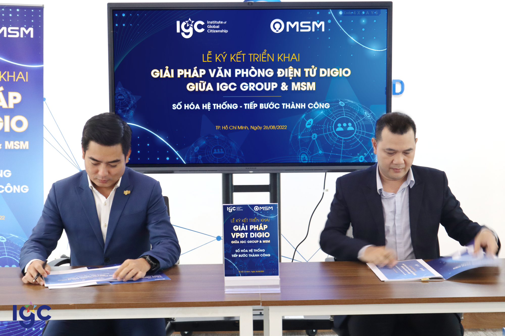 IGC Group ký kết hợp tác cùng MSM triển khai giải pháp Văn phòng Điện tử DigiO