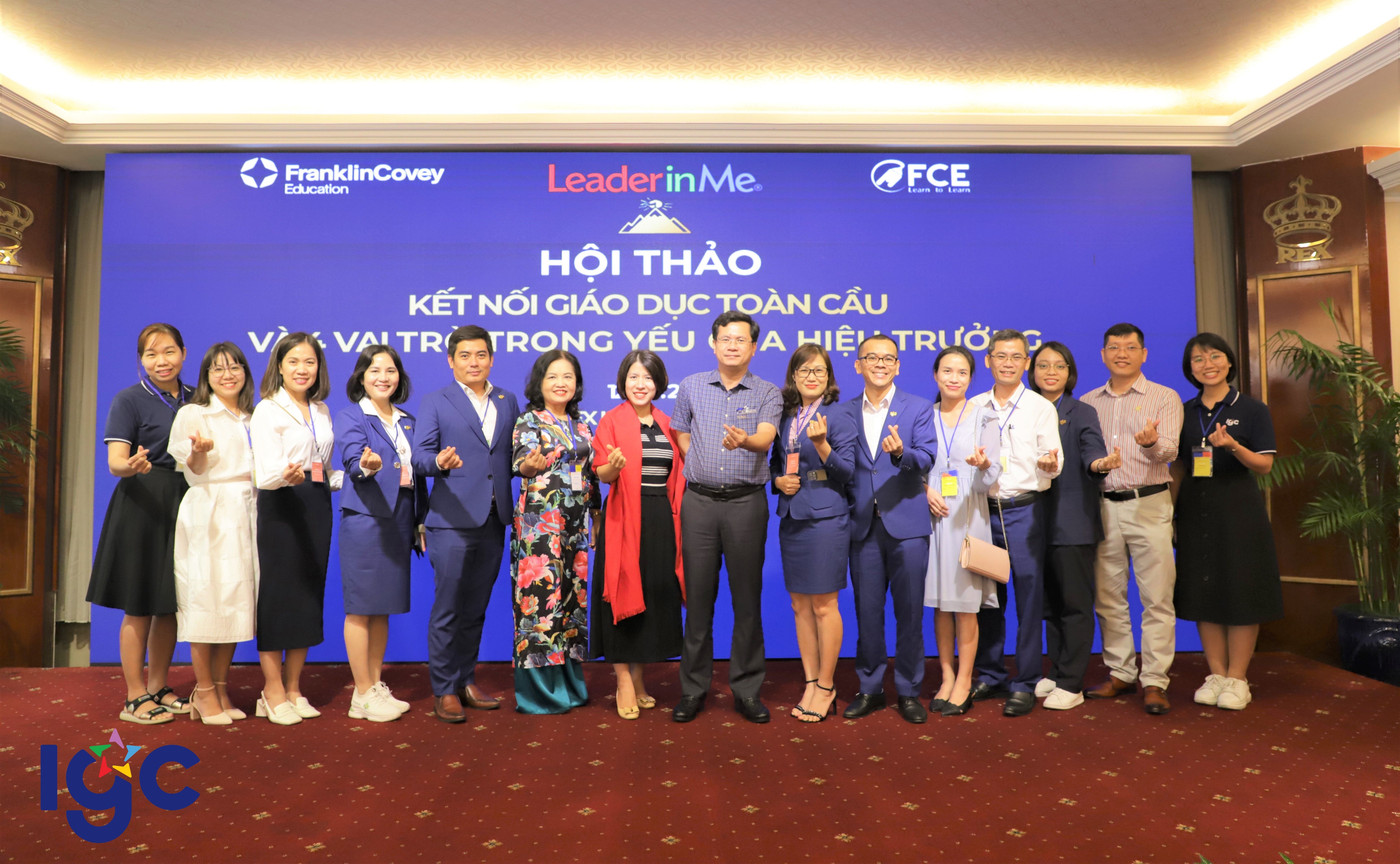 IGC Group tham gia hội thảo "Kết nối Giáo dục Toàn cầu & 4 vai trò trọng yếu của hiệu trưởng”