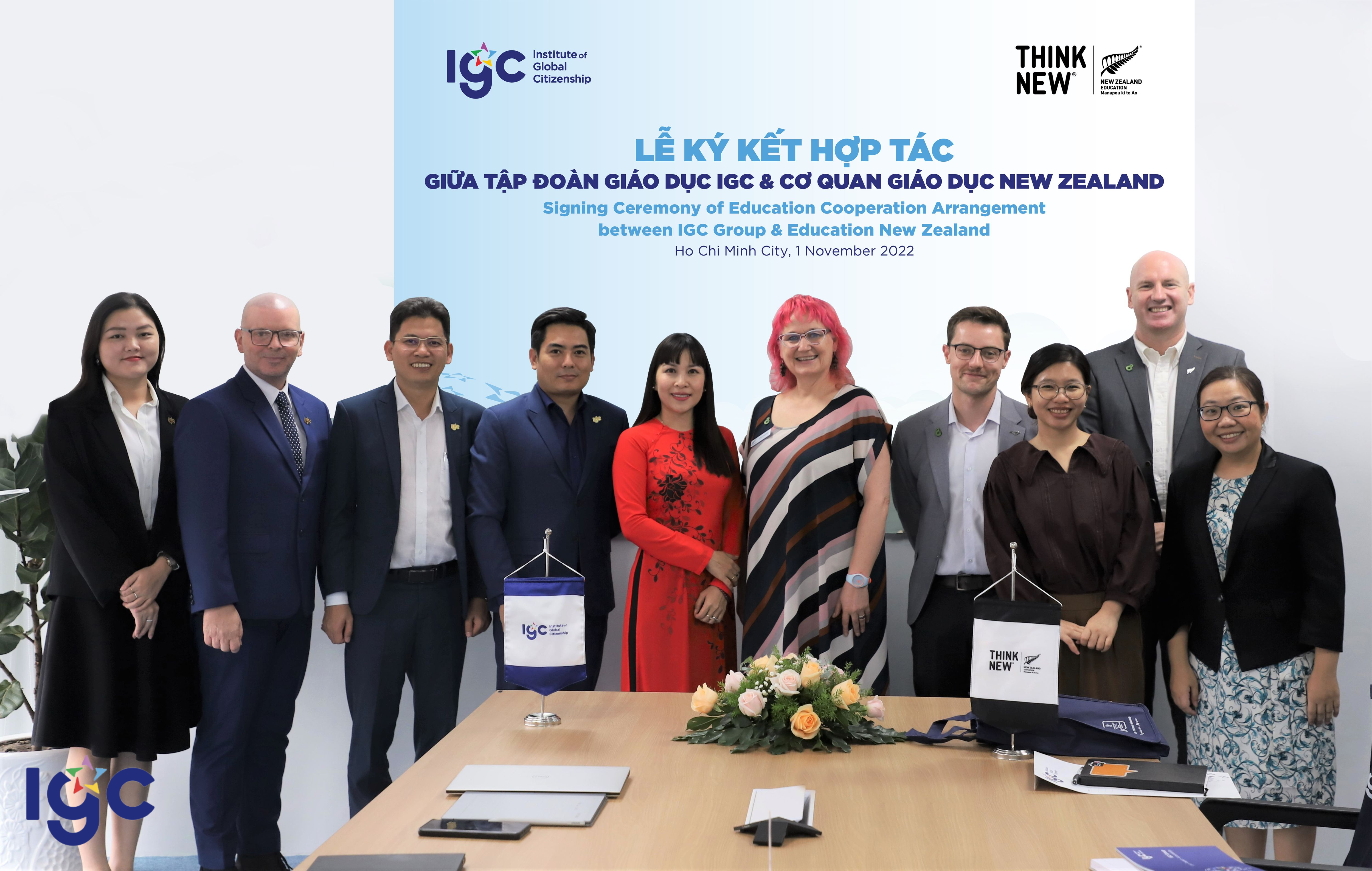 Tuần lễ nhiều tin vui về hợp tác quốc tế của IGC Group (31/10 - 3/11/2022)