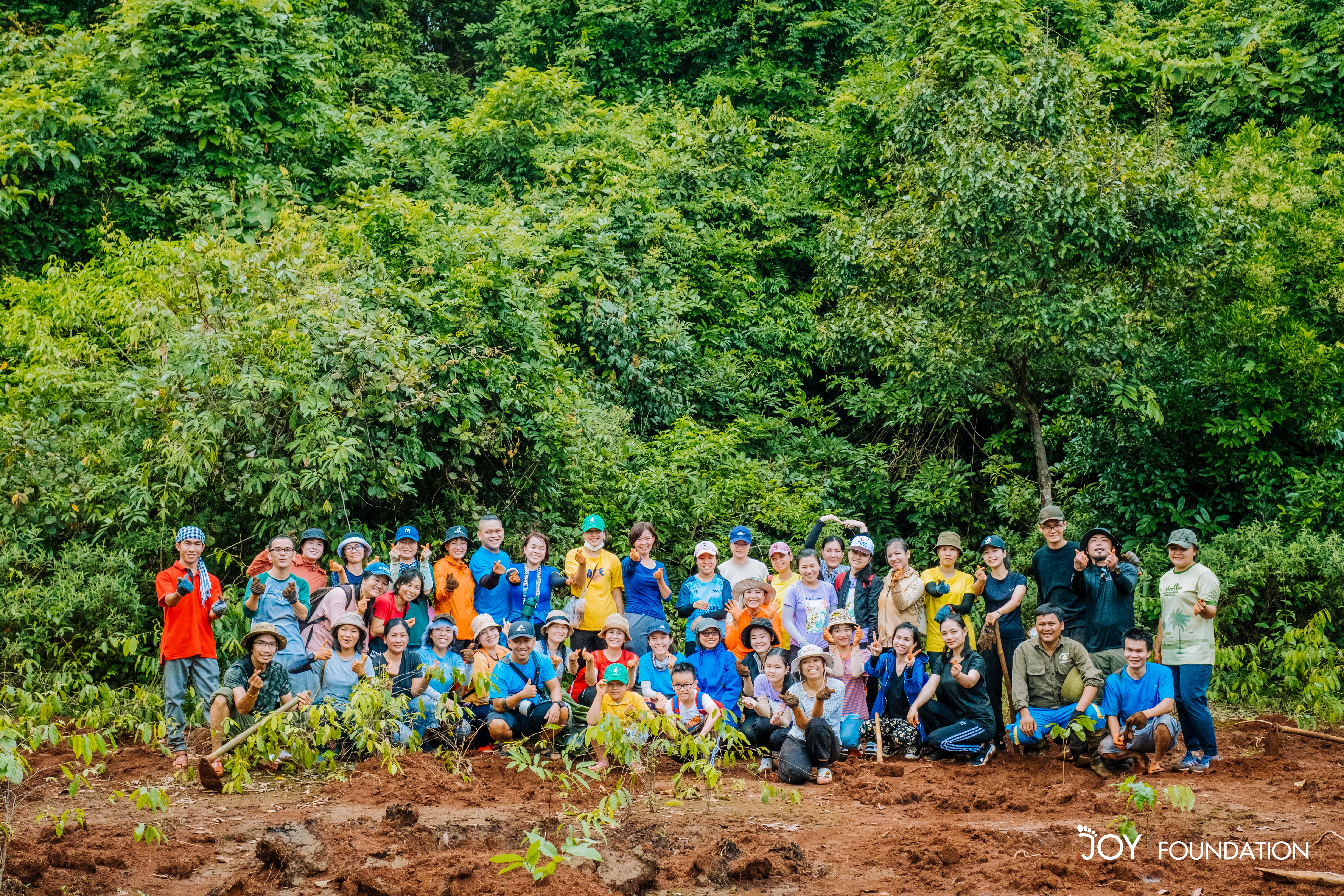 Đồng hành cùng Joy Foundation mang cây về rừng